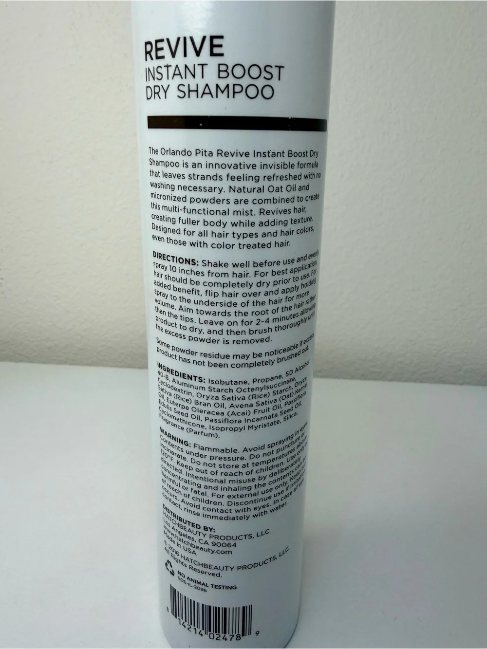Orlando Pita Revive Instant Boost Dry Shampoo